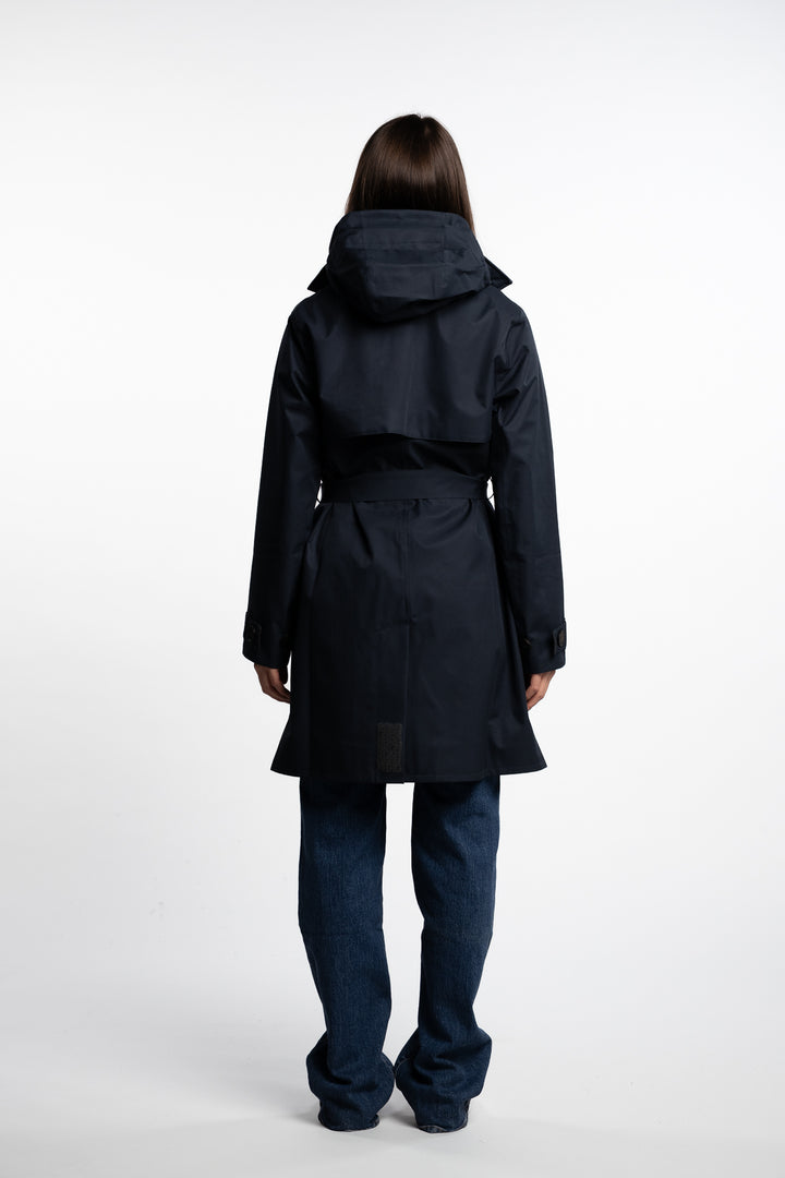 Yr'en Coat - Dark Navy