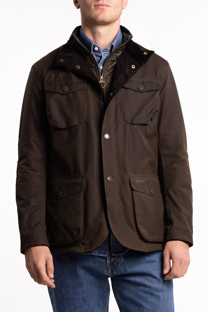 Ogston Wax Jacket Olive
