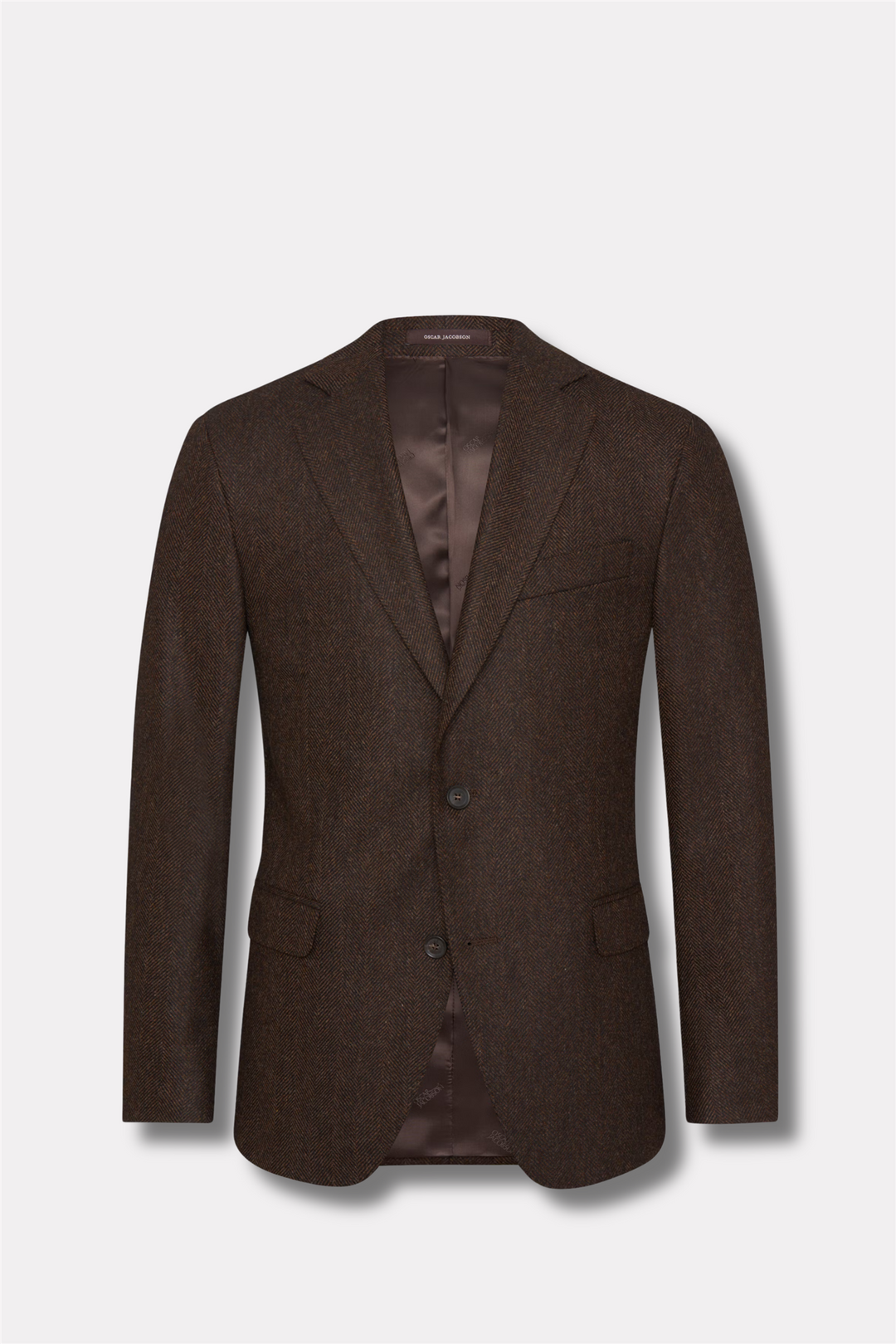 Fogerty Regular Fit Tweed Blazer Warm Brown