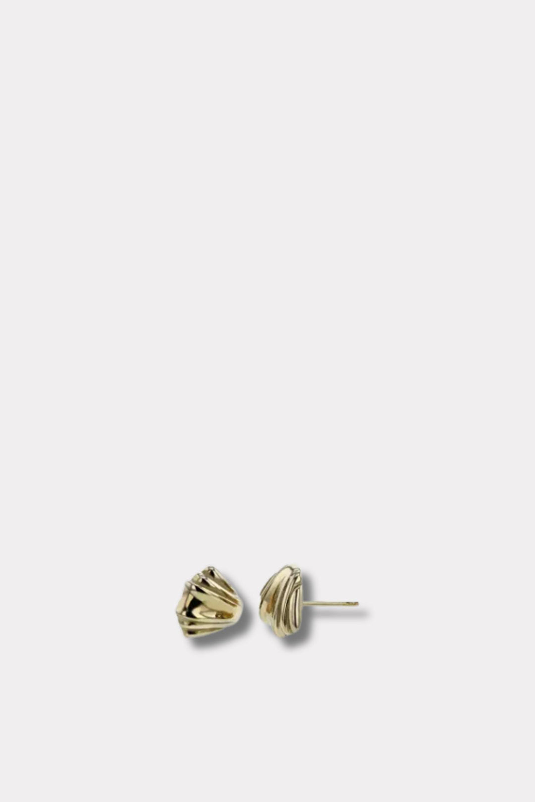 The Shell Studs- Gold