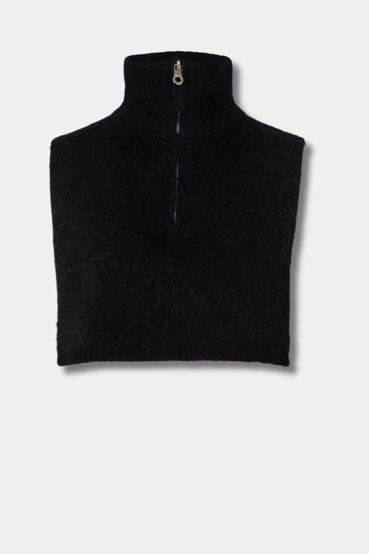 Belinda Chunky High Neck- Black