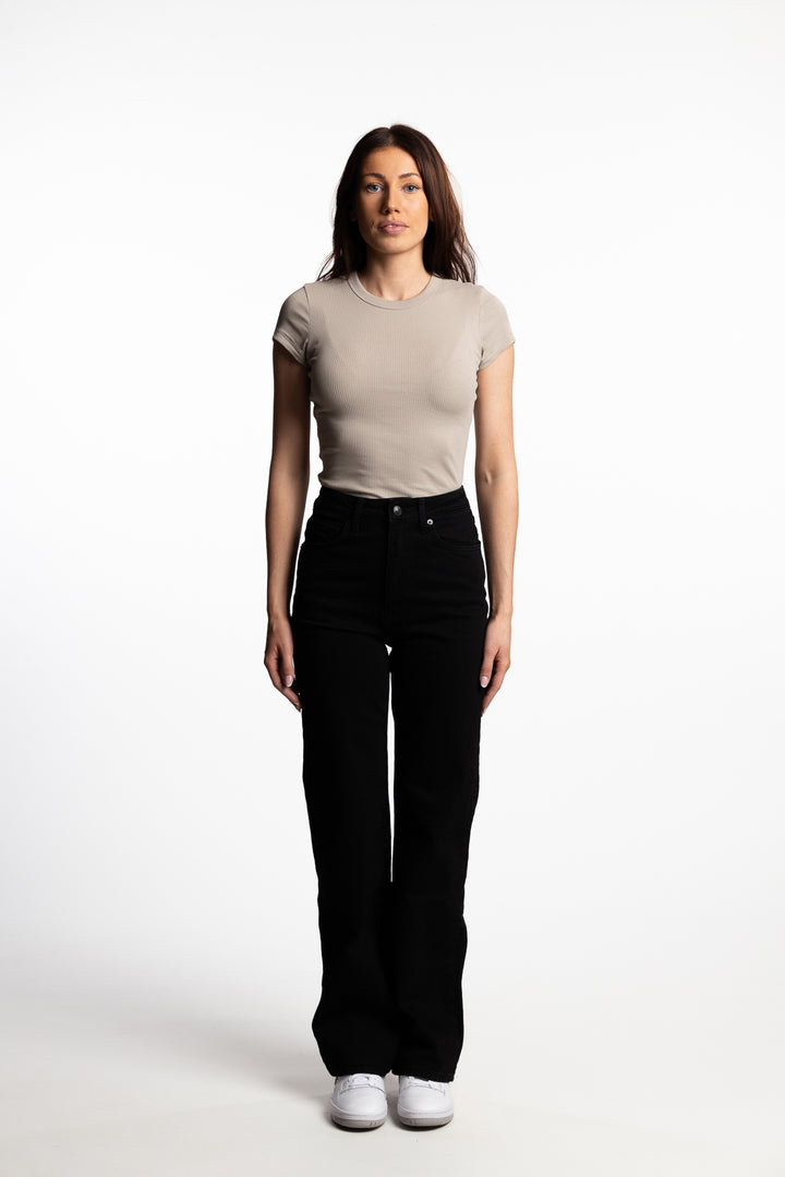 Luca highwaist wide leg-  Black