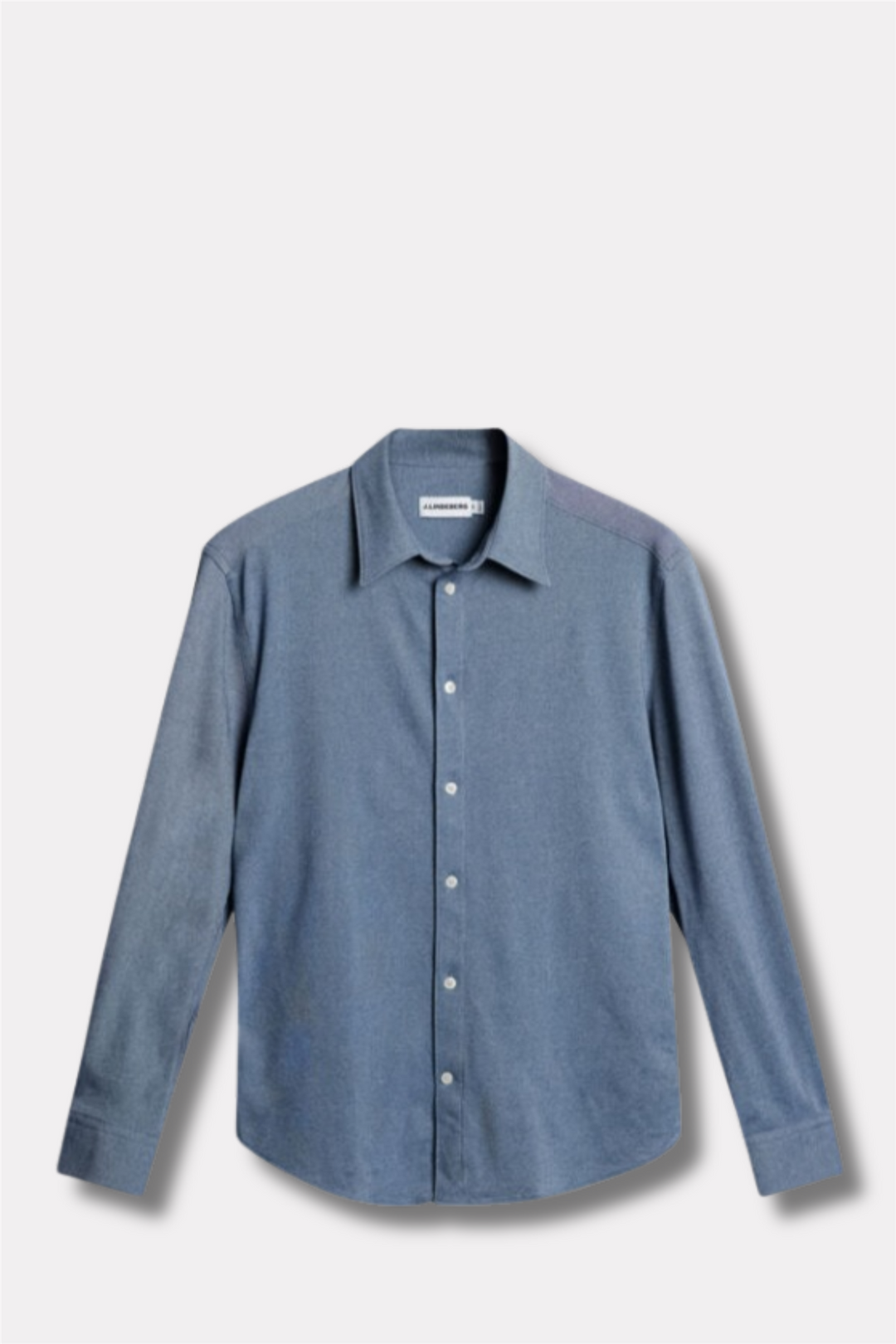 Marlon Pique Jersey Shirt Vintage Indigo Melange