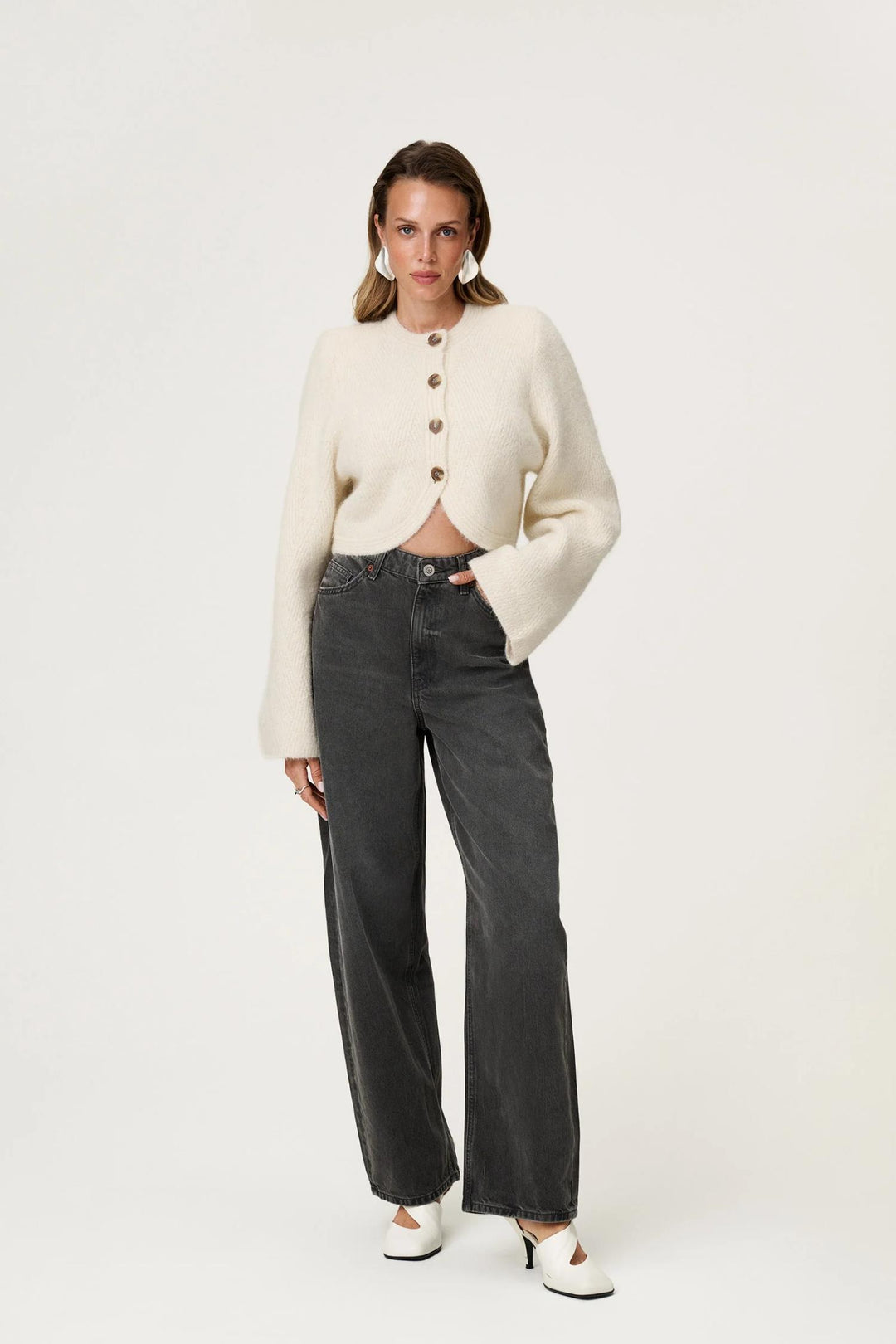 Cessole Cardigan- Off-white