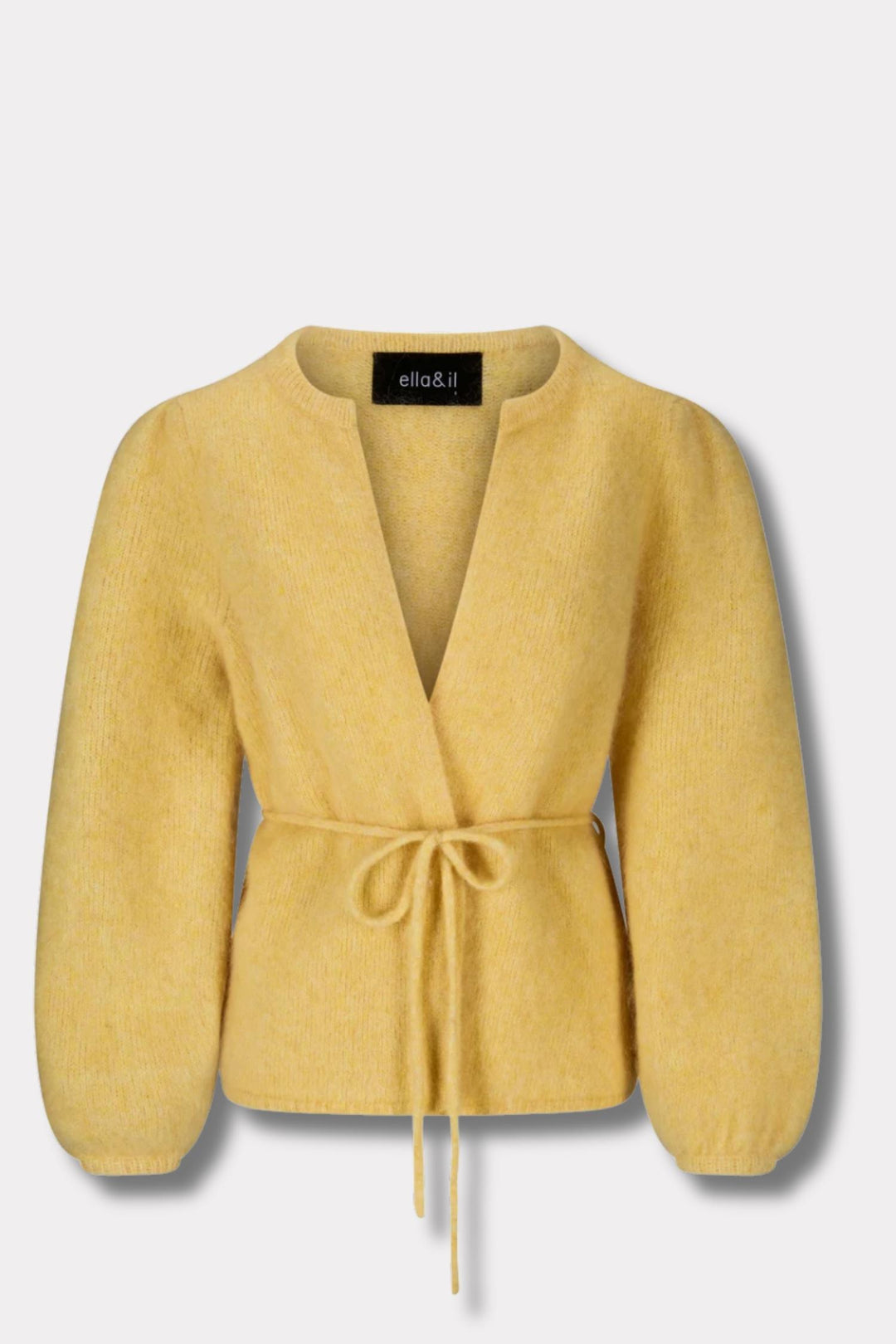 Fredrikke Chunky Cardigan- Yellow