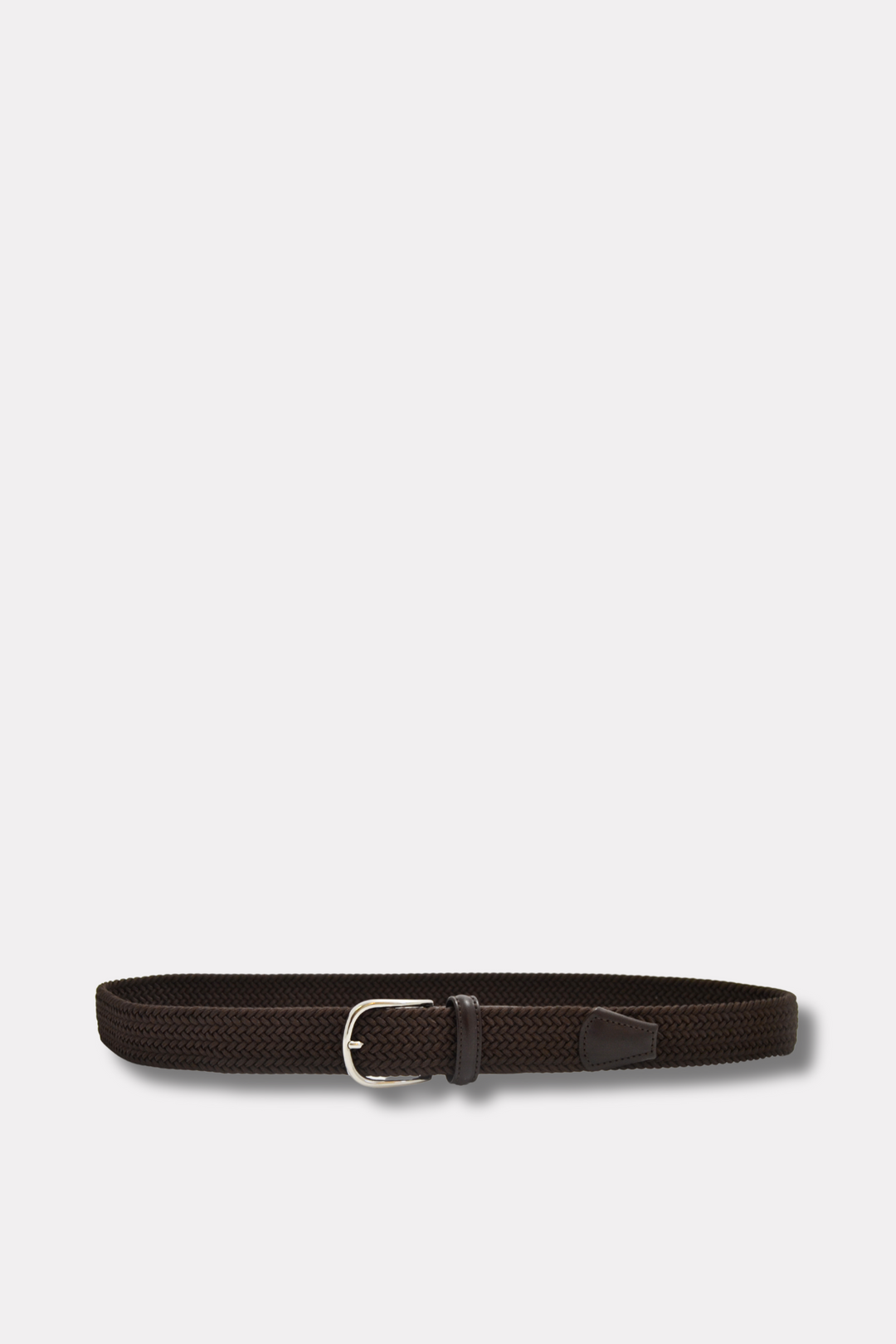 Leather Calf Textile Dark Brown