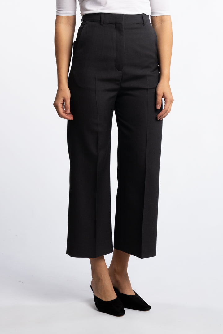 Relaxed Tailored Trousers- Black
