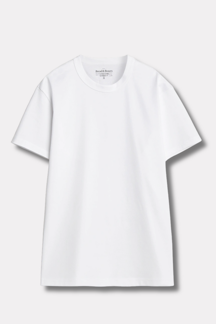 Pima Cotton Crew Neck T-Shirt White