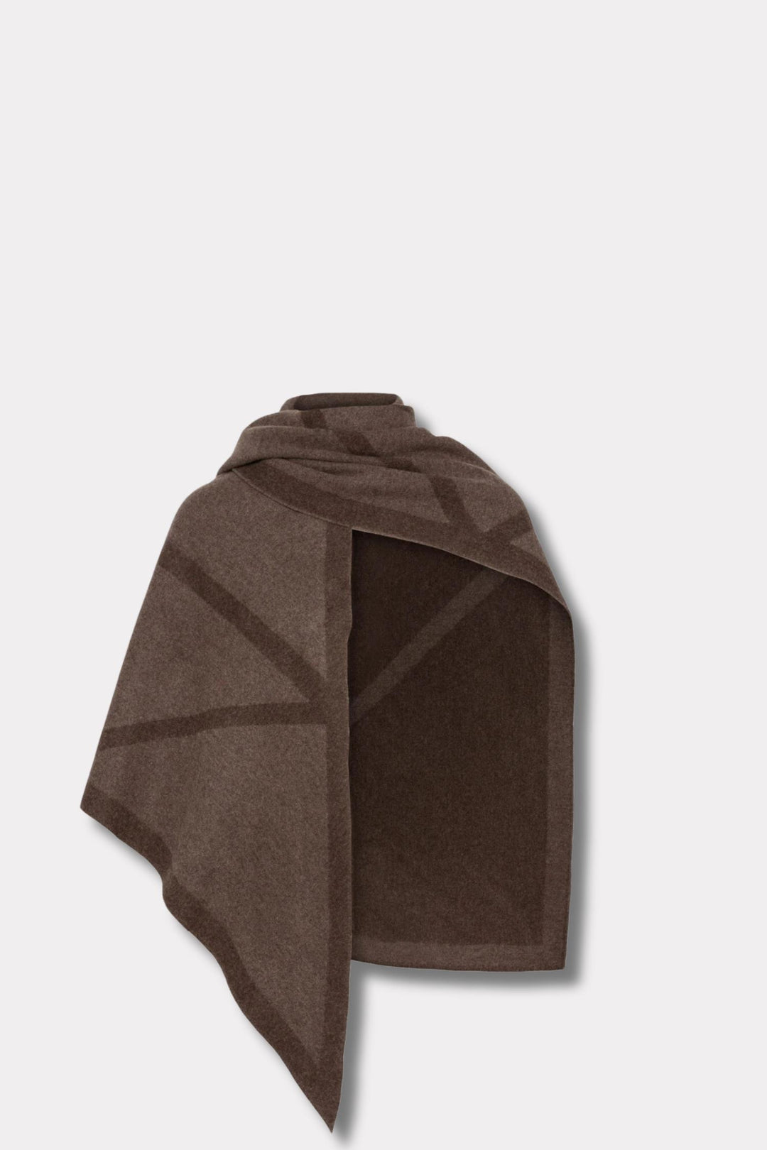 Triangle Scarf Merino- Tobacco/Cacao