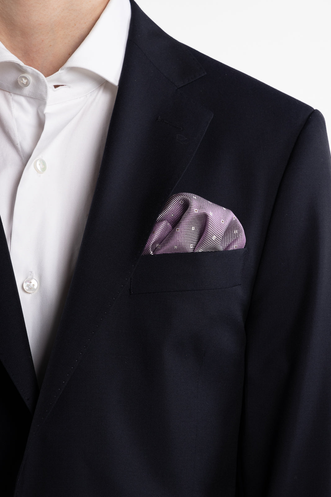 Silk Woven Hankys Purple