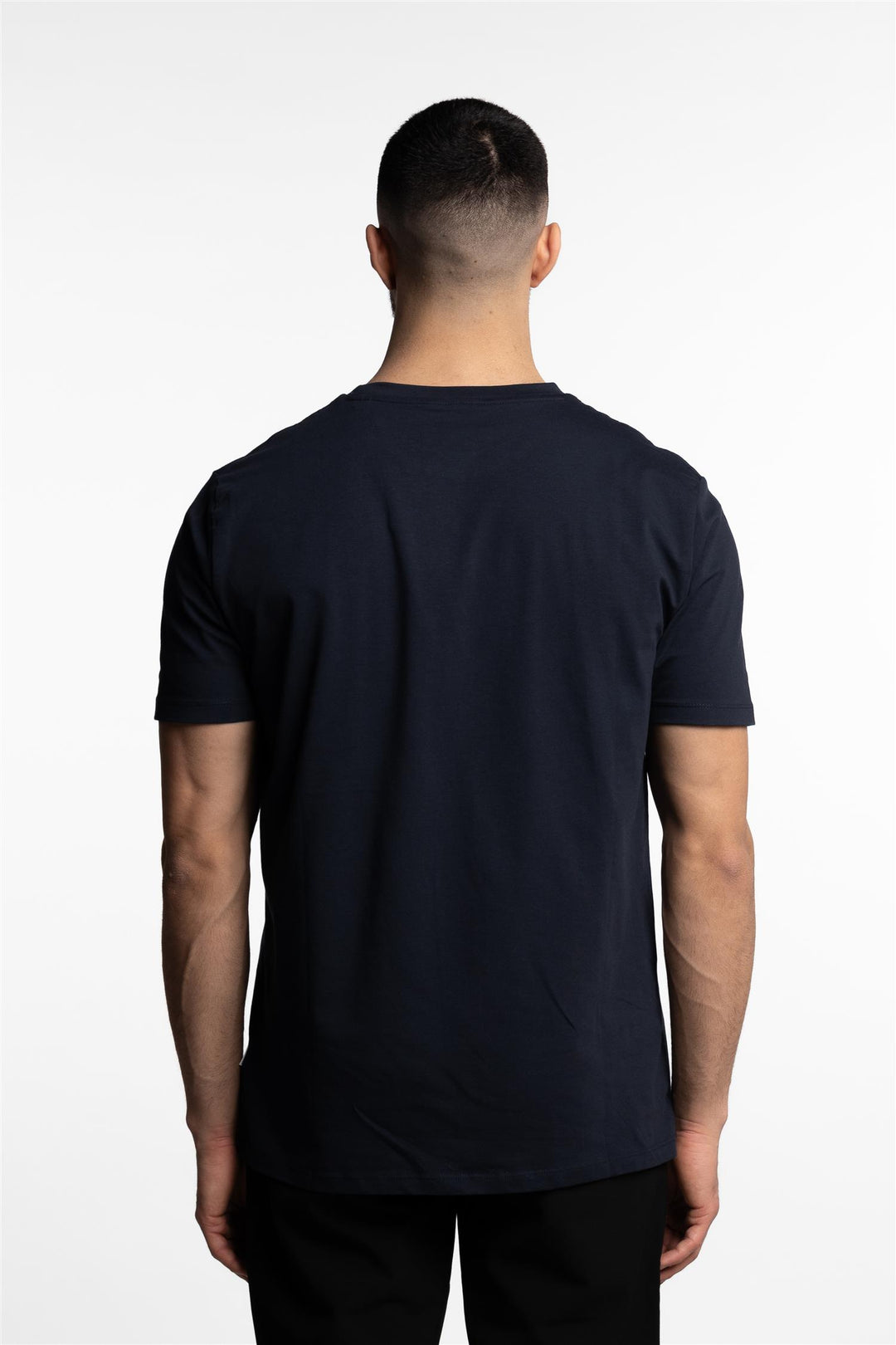 Cotton/Stretch T-Shirt Navy