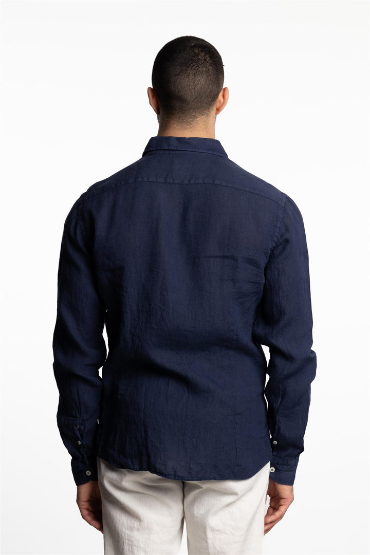 Amalfi Linen Shirt Blue