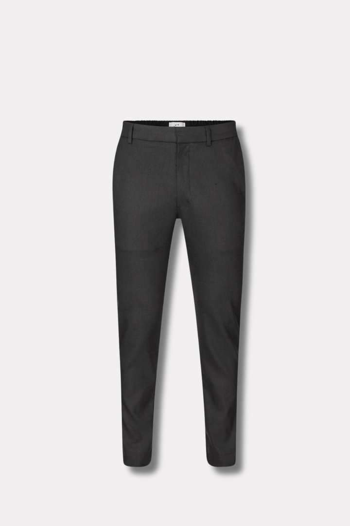 Theo Linen Trouser Black