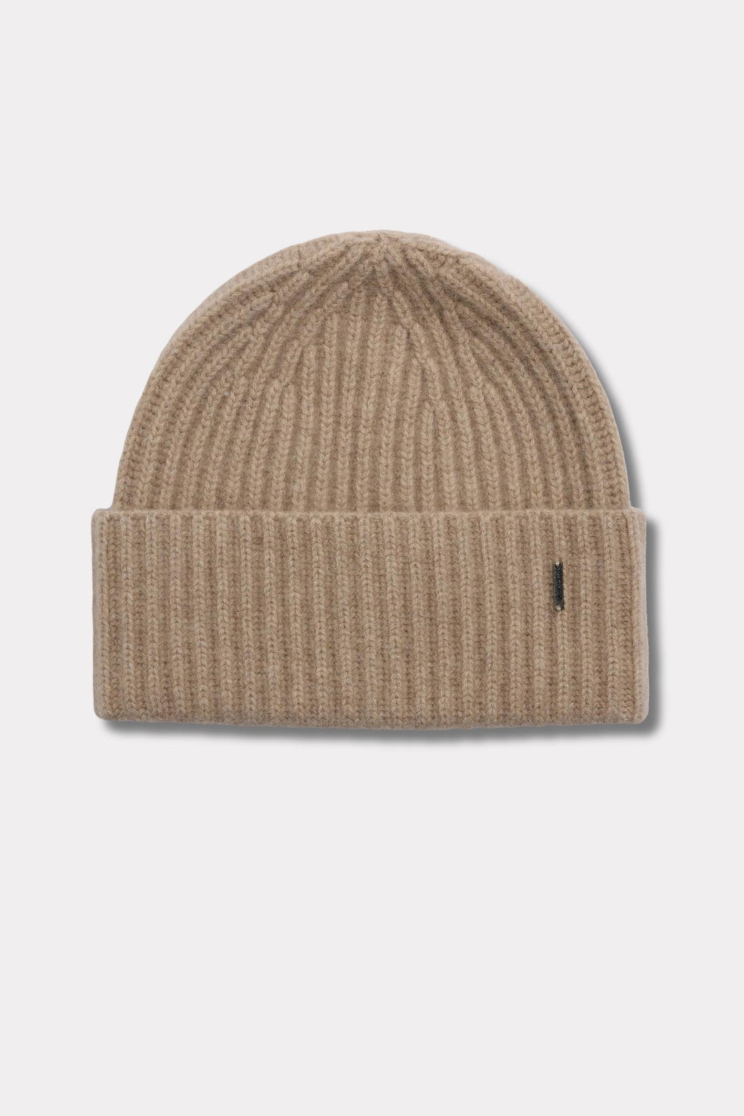 Alba Cashmere Beanie - Dark Beige