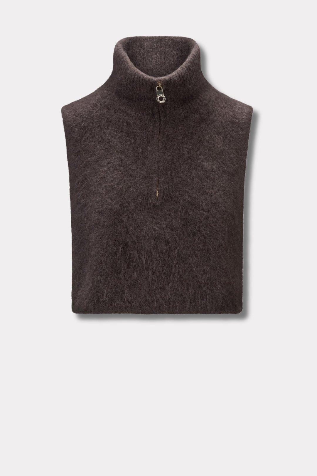 Belinda Chunky High Neck- Dark brown