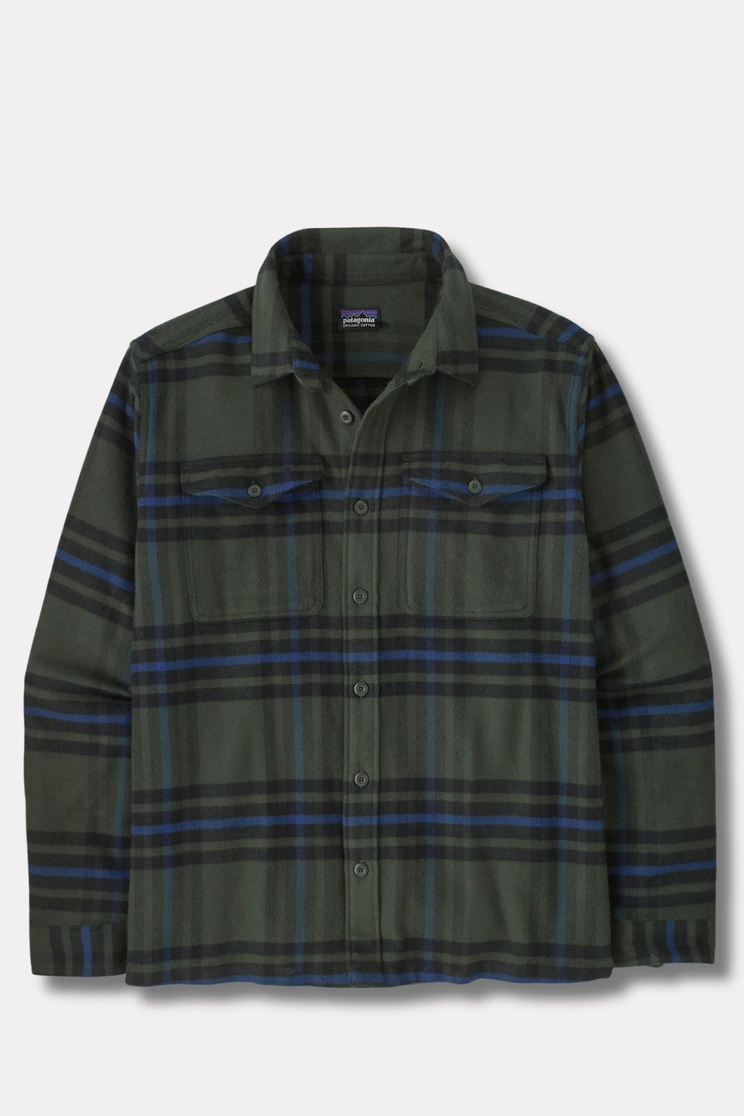 M Fjord Flannel Shirt Catch: Old Growth Green