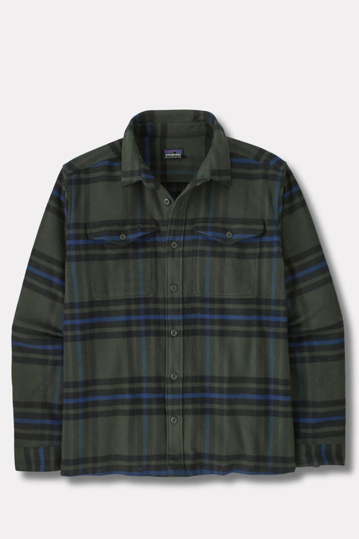 M Fjord Flannel Shirt Catch: Old Growth Green