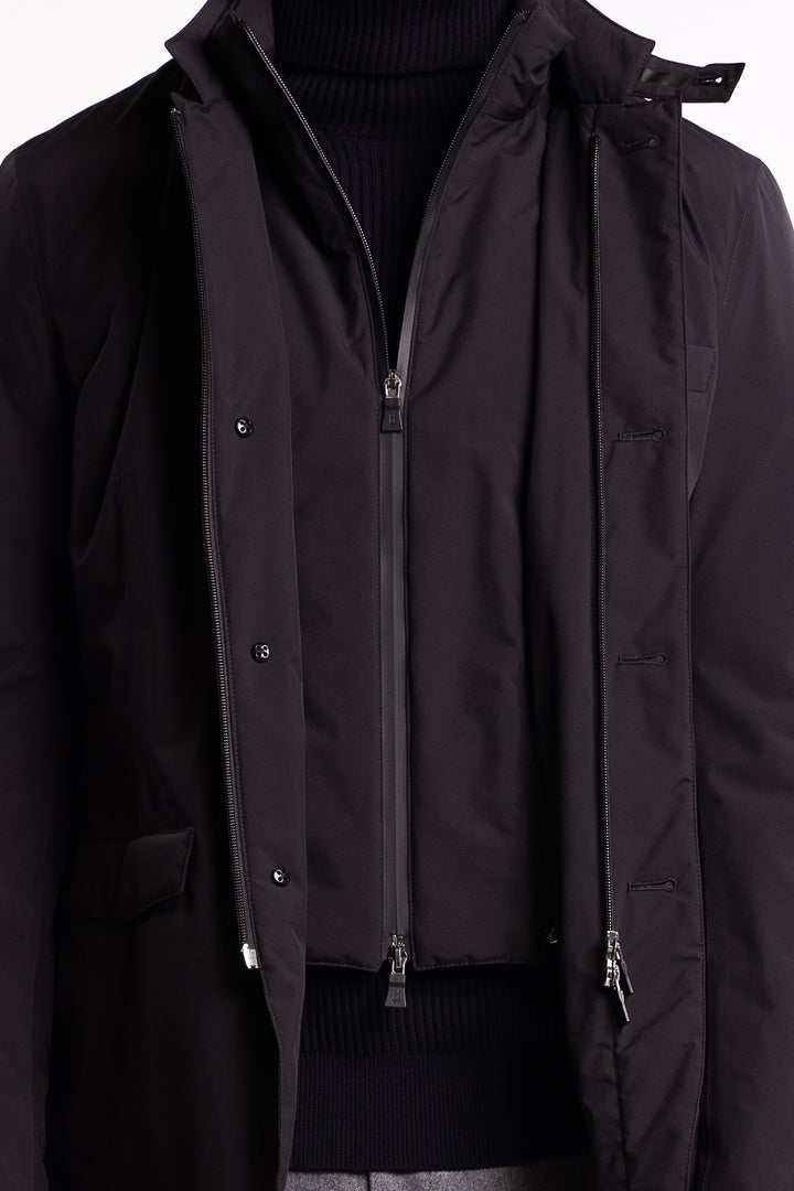 Blazer With Bib In 2-Layer Windstopper Black