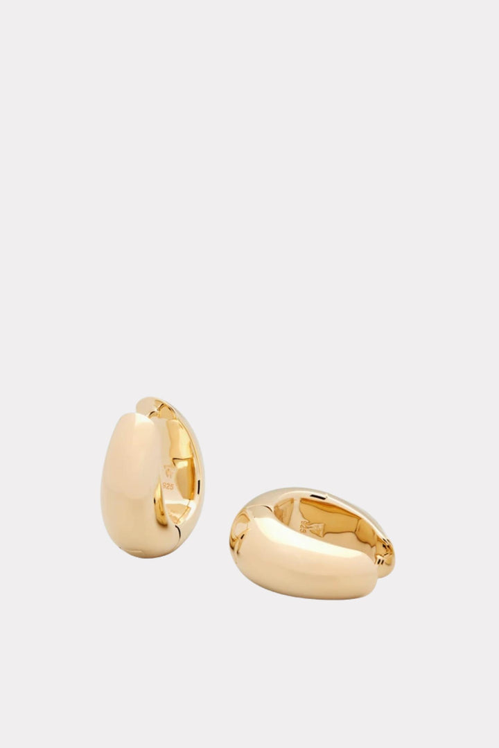 Ice Hoop Medium- Gold