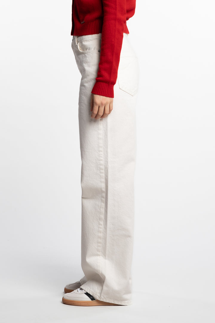 W Wide Jeans- Ecru