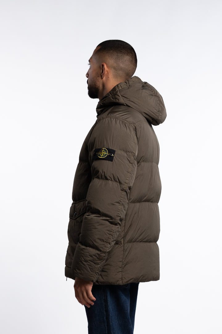 4100011 Garment Dyed Crinkle Reps Ny Military Green