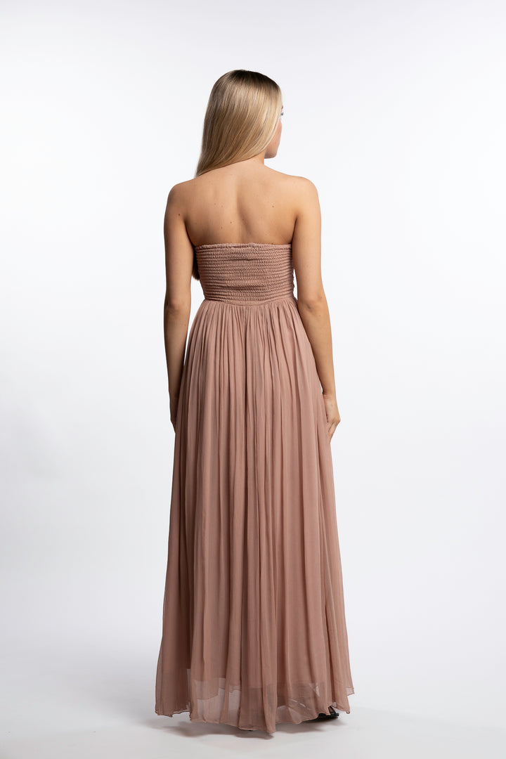 Amalfi Dress- Warm Taupe