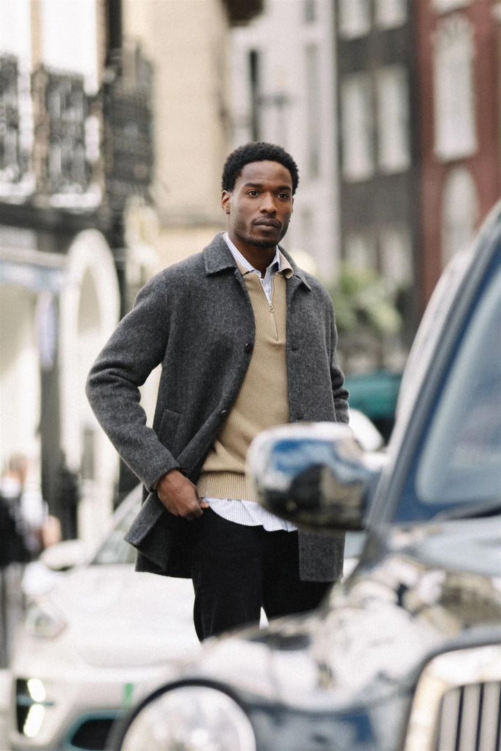 Barkley Wool Coat Phantom