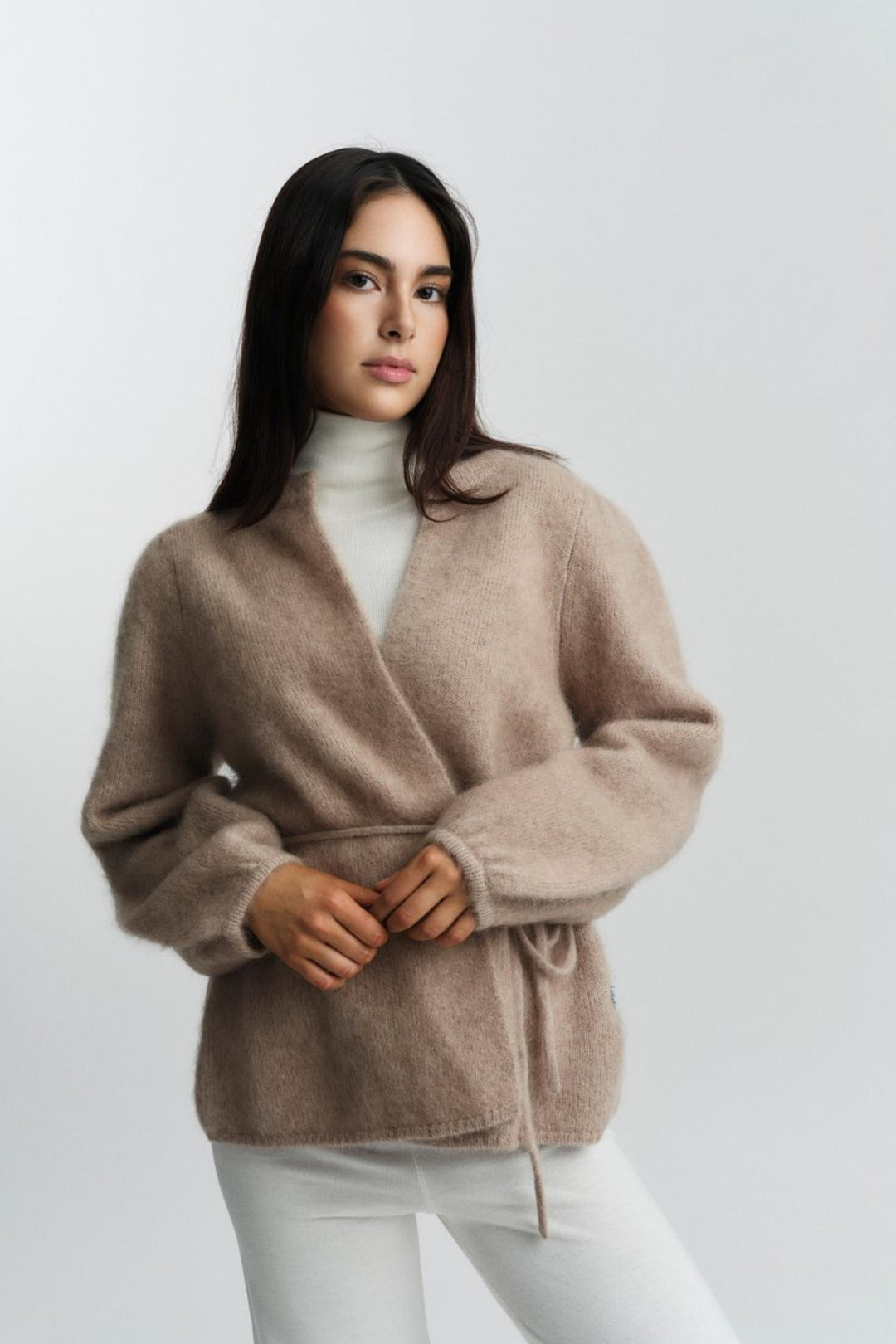 Fredrikke Chunky Cardigan- Hazel Beige