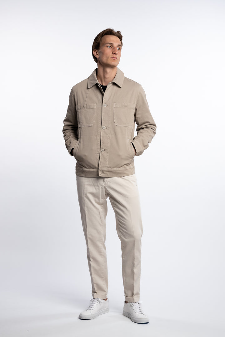 Keegan Denim Style Jacket Beach