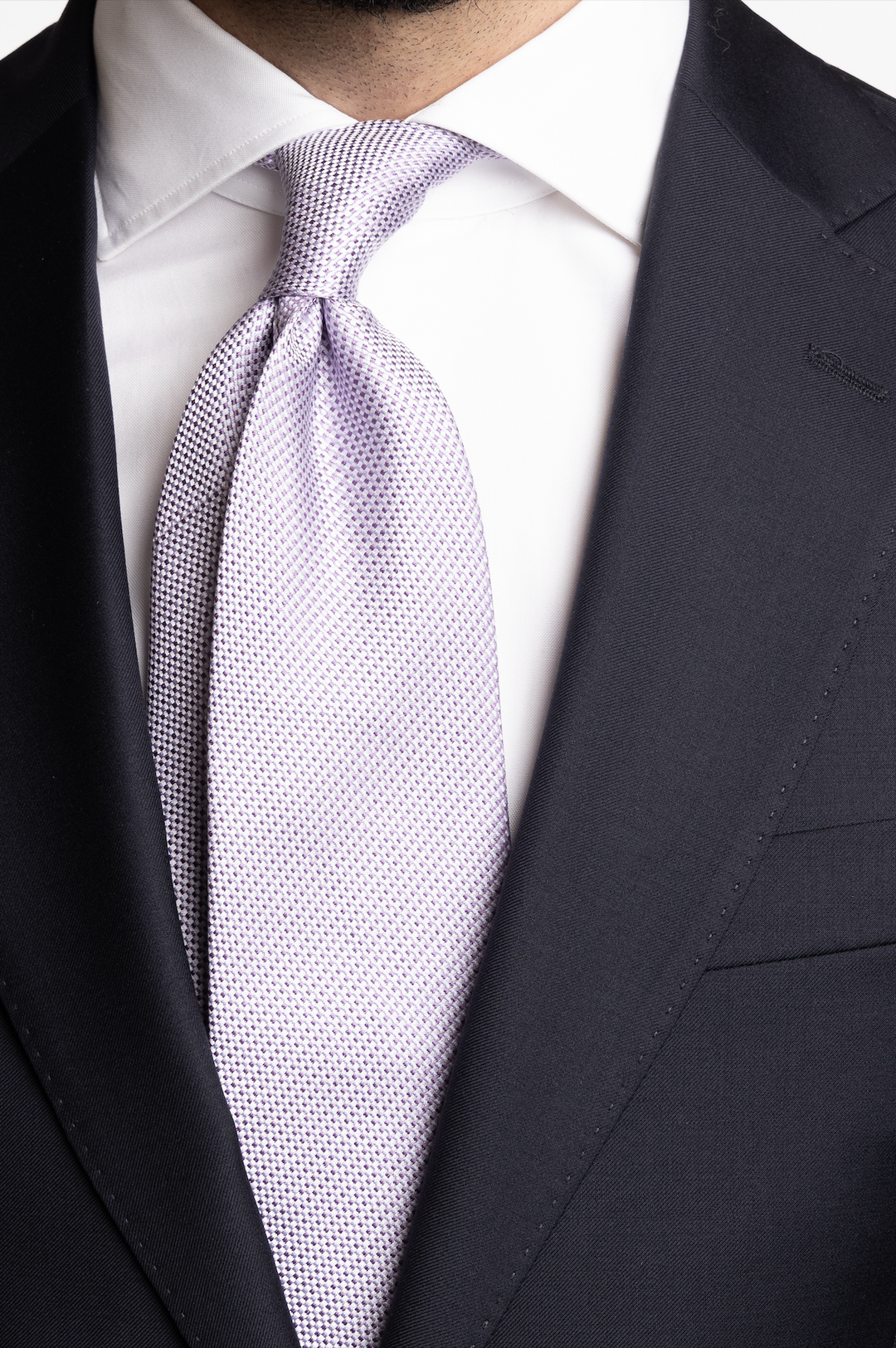 Silk Woven Tie Purple