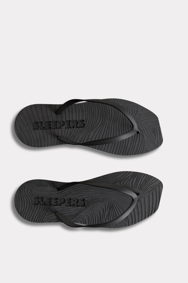 Tapered Black Flip Flop