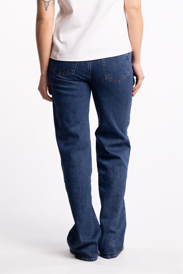 Luca highwaist wide leg- Dark blue