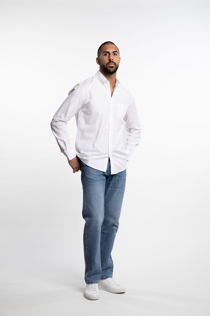 Button Down Oxford shirt White
