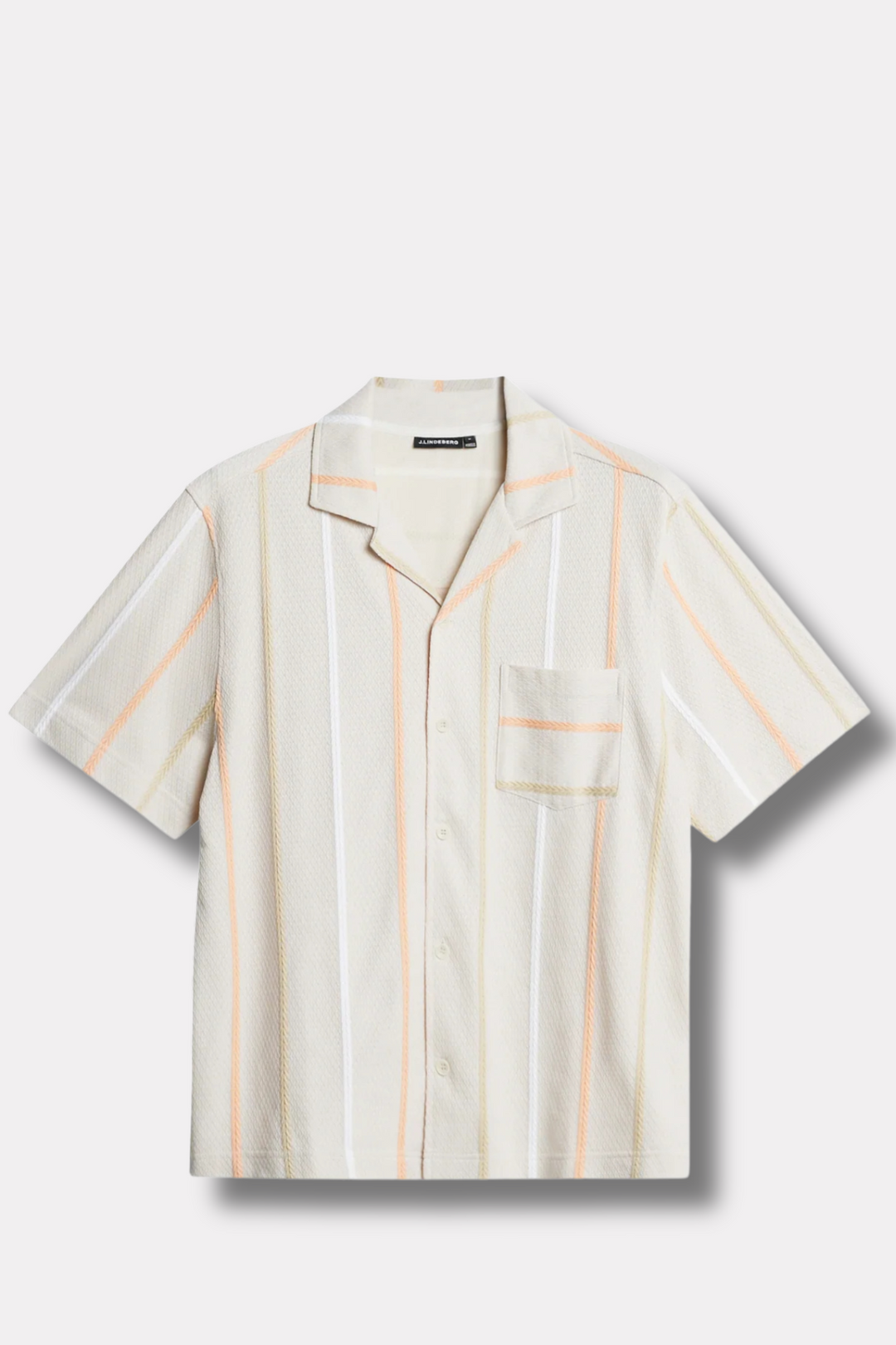 Theron Stripe Resort Shirt Moonbeam