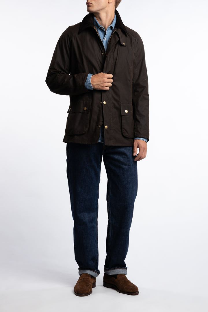 Ashby Wax Jacket Olive