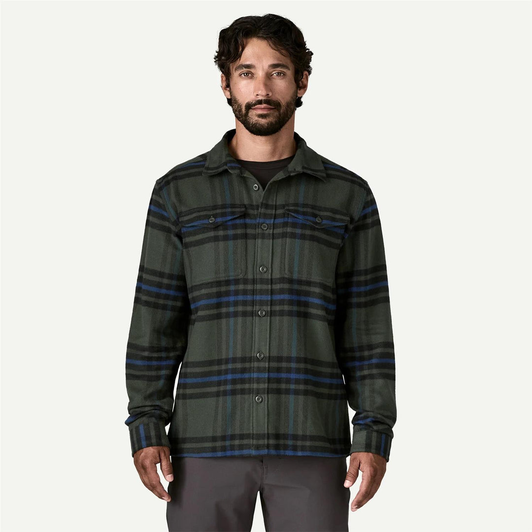 M Fjord Flannel Shirt Catch: Old Growth Green