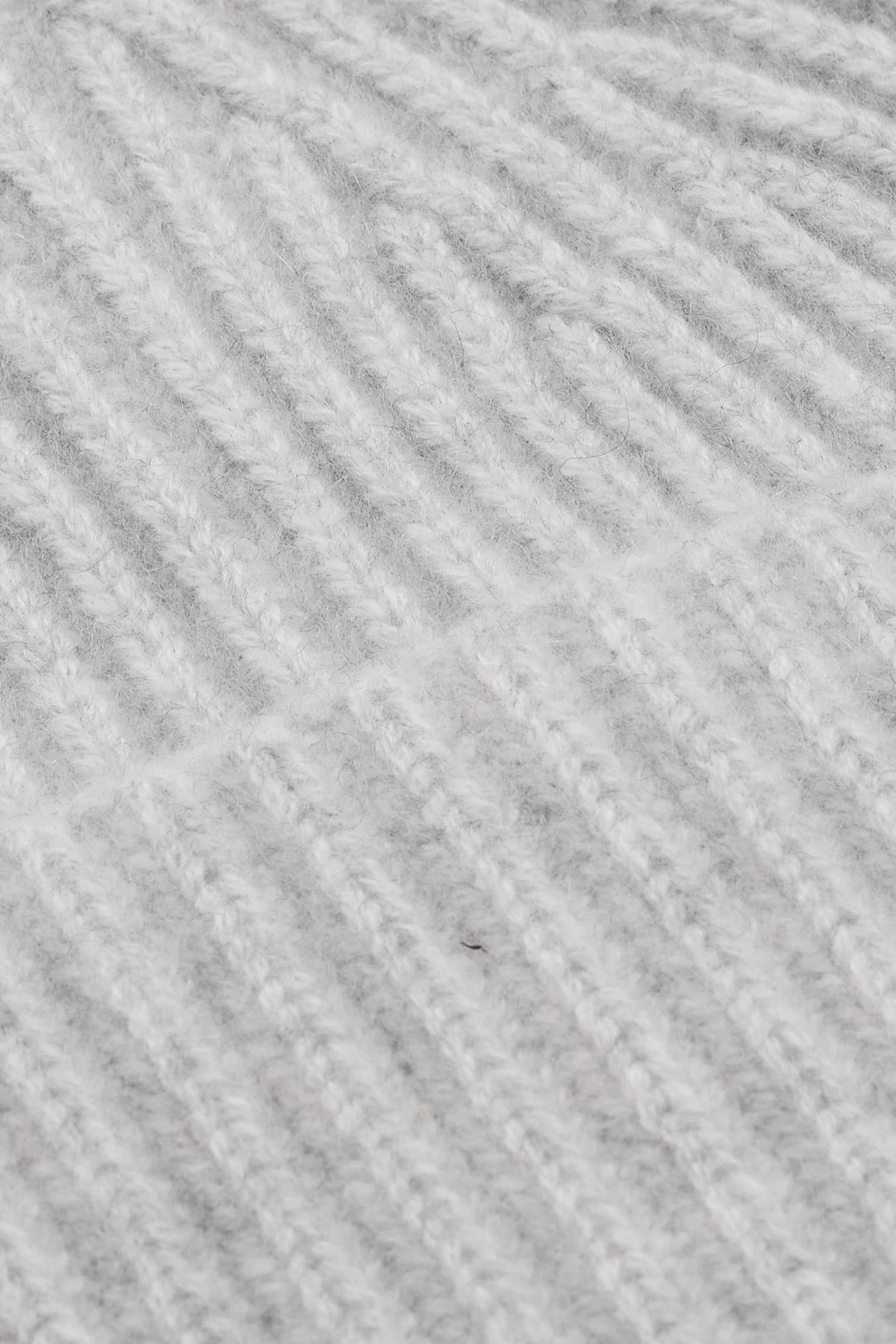 Alba Cashmere Beanie - Medium Grey