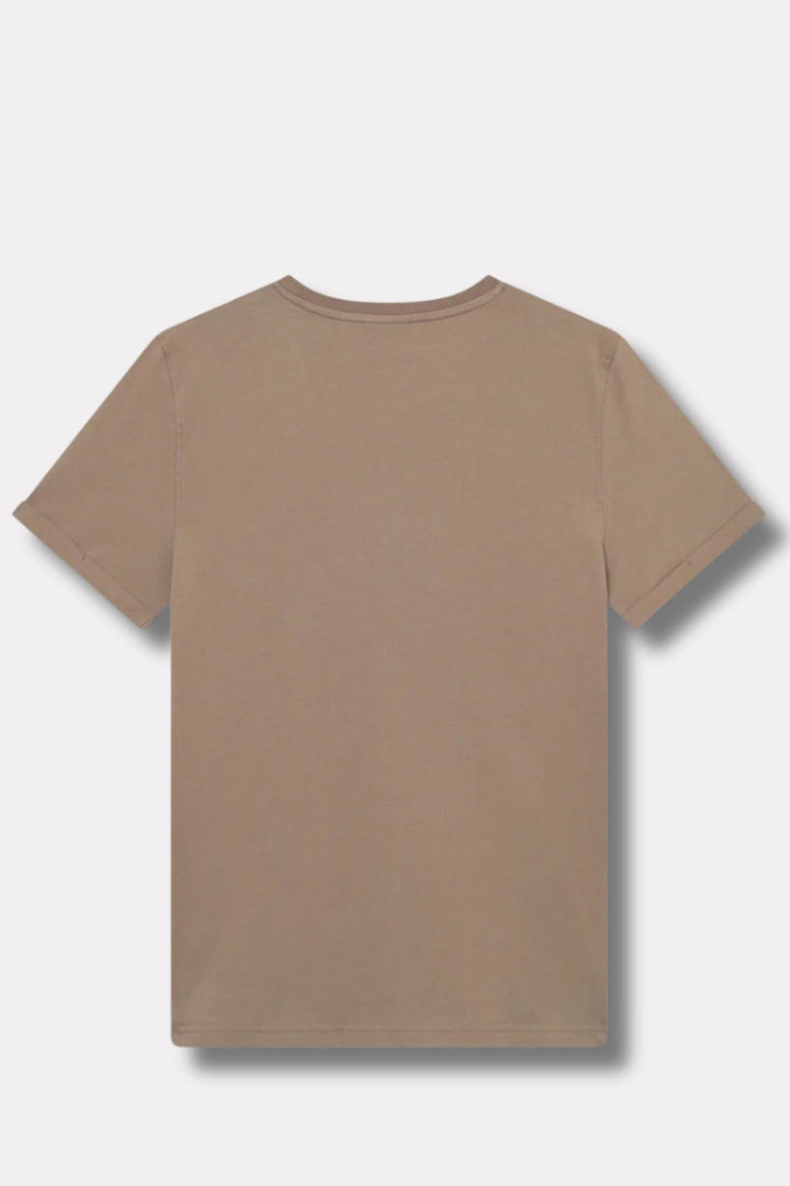 Nørregaard Contrast T-shirt Teak Brown