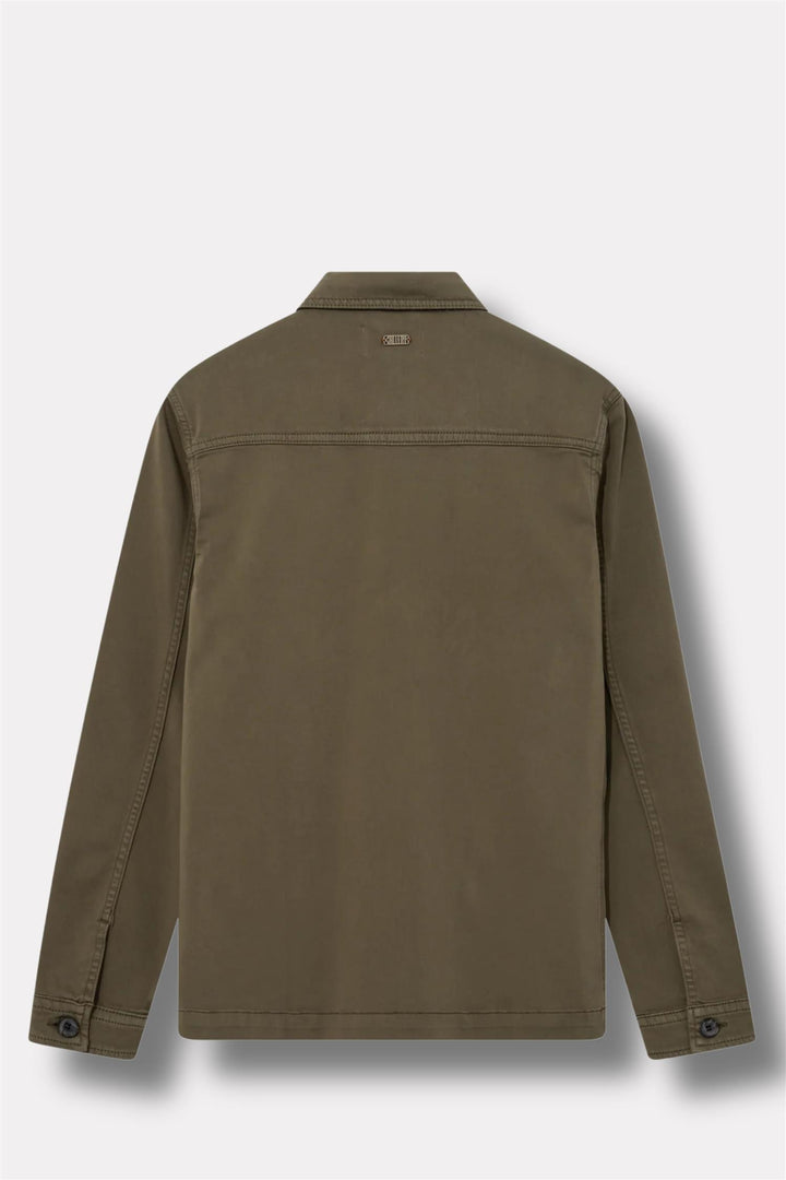 Matteo Soft Overshirt Forest Night