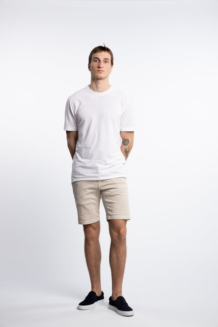 Benni Slim Fit Hyperflex Shorts Light Beige