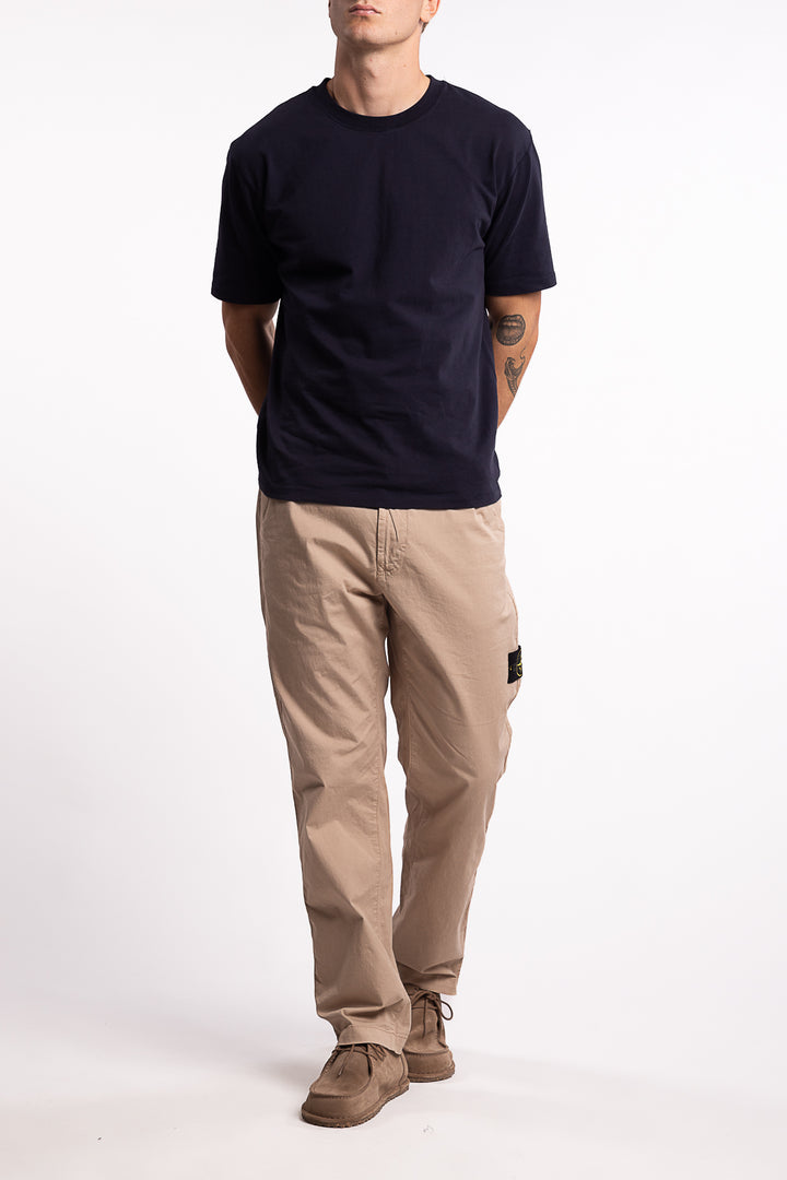 3100035 Stretch Organic Broken Twill Cotton 'OLD' Effect Beige