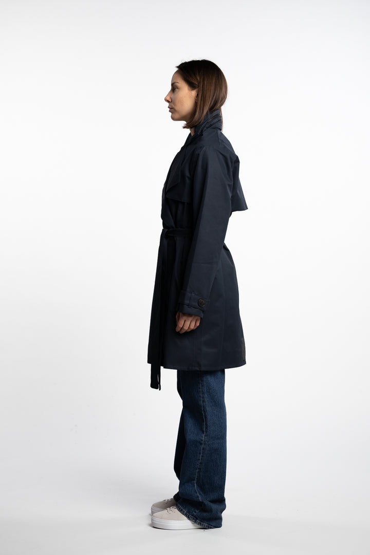 Yr'en Coat - Dark Navy