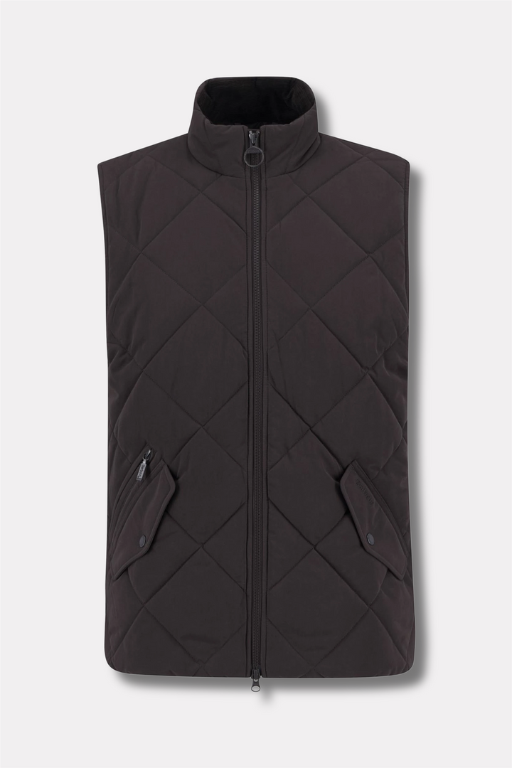 City Chelsea Quilted Gilet Brown