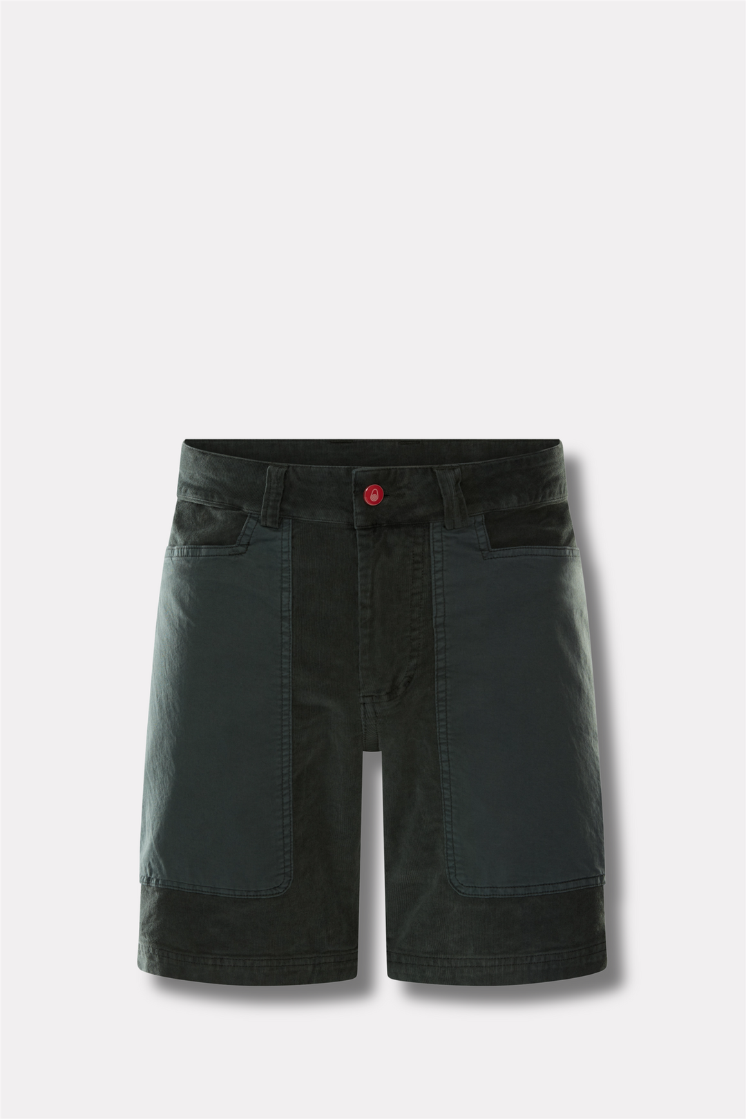 Blocked Corduroy Shorts Aurora Green