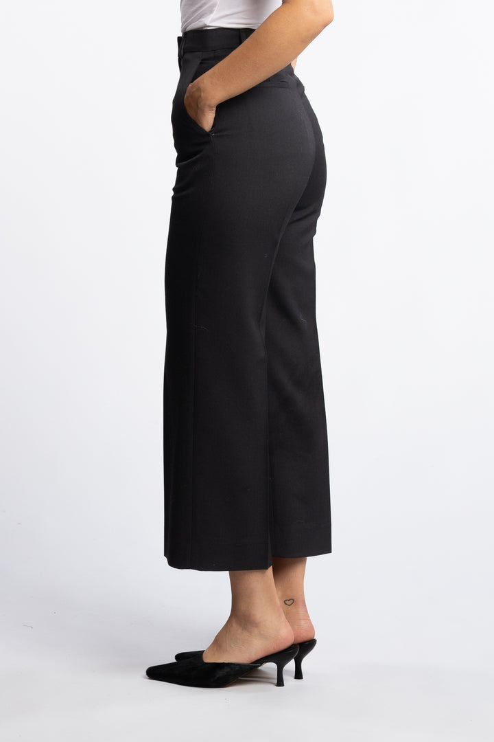 Relaxed Tailored Trousers- Black