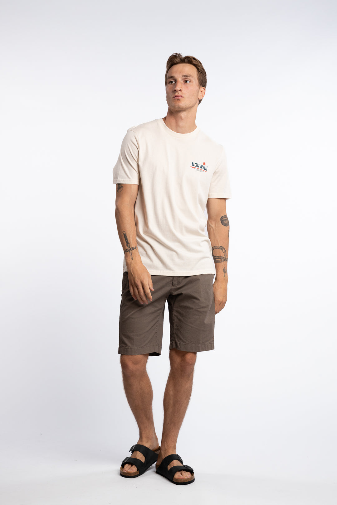 Surf Flower - Natural - Tee