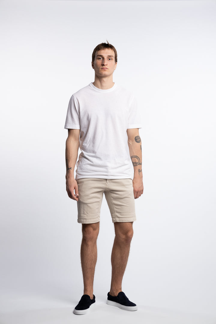 Benni Slim Fit Hyperflex Shorts Light Beige