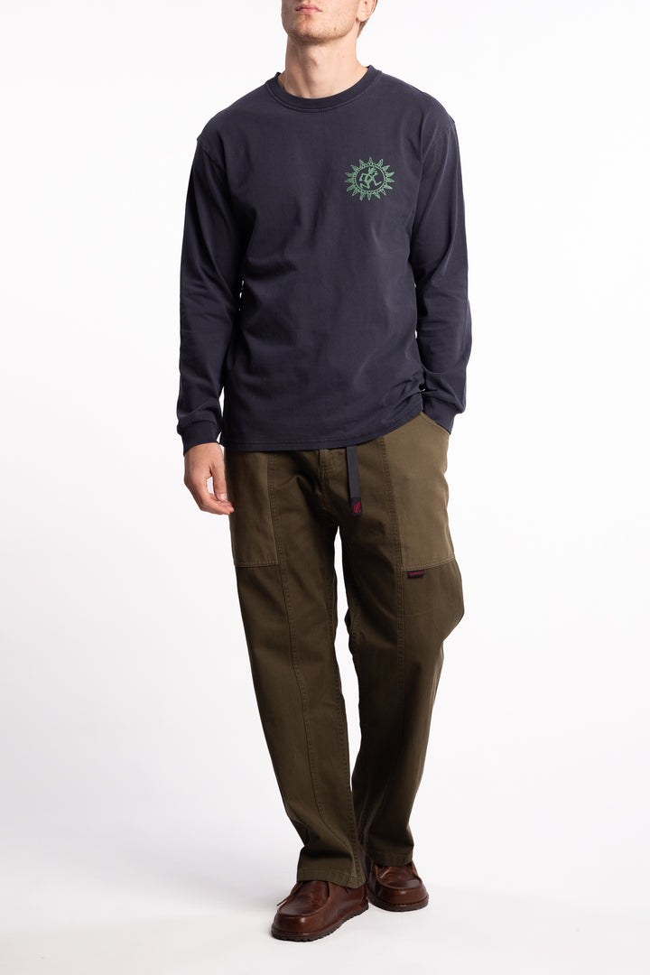 Sun L/S Tee Navy Pigment