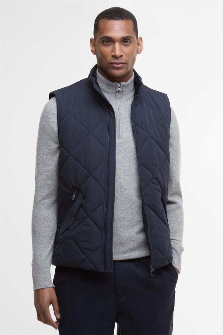 City Chelsea Quilted Gilet Navy