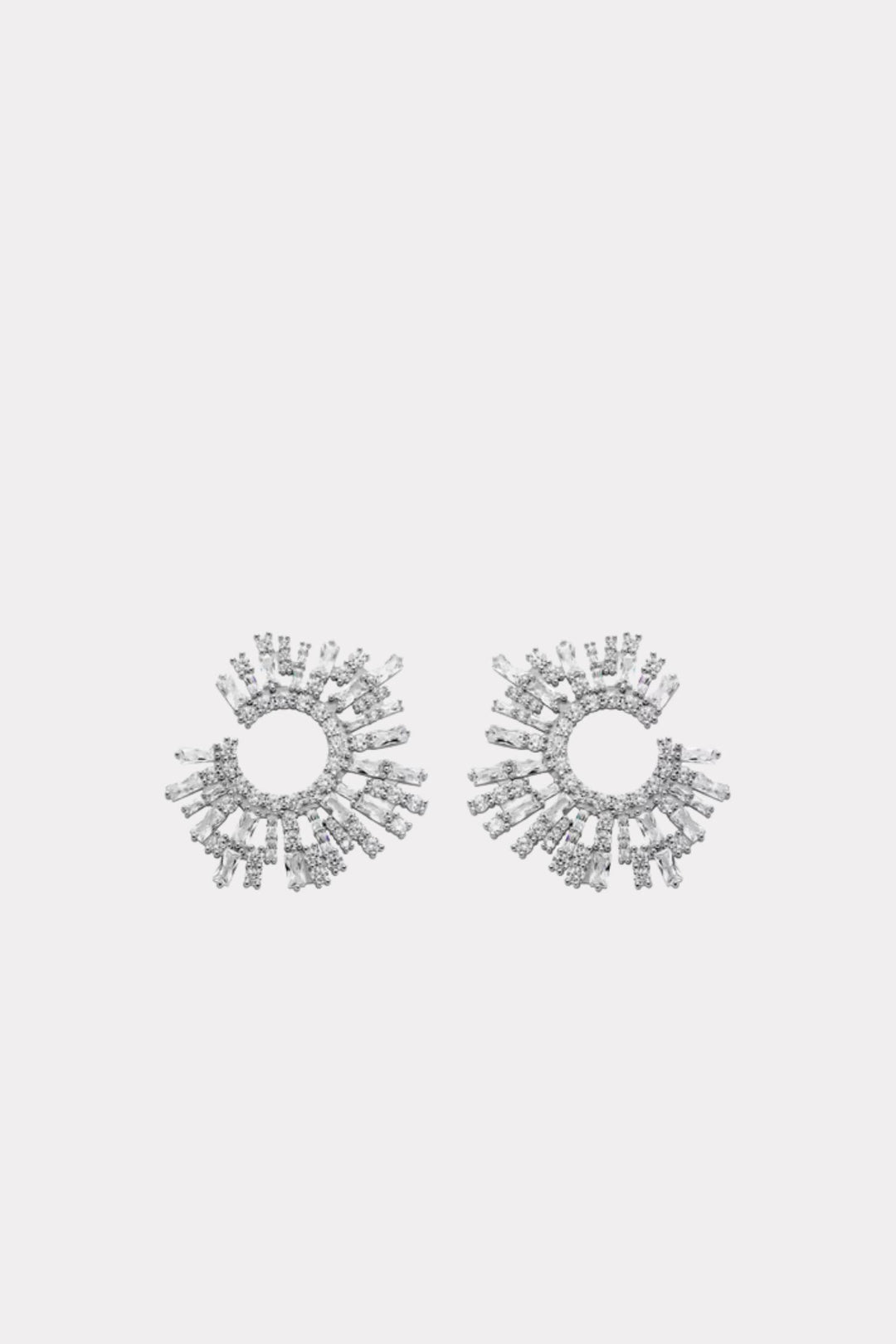 The Shimmering Earrings - Silver